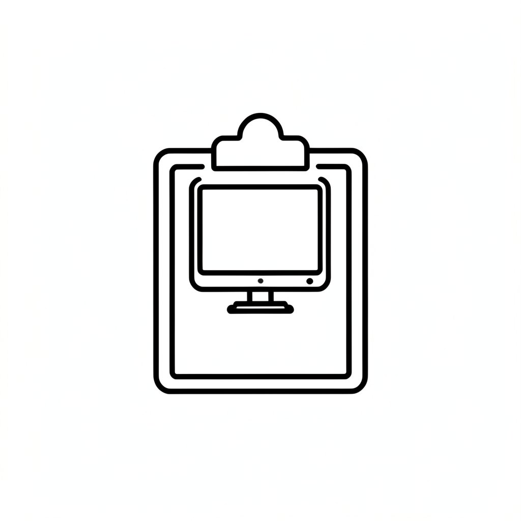 Display screen assessment icon