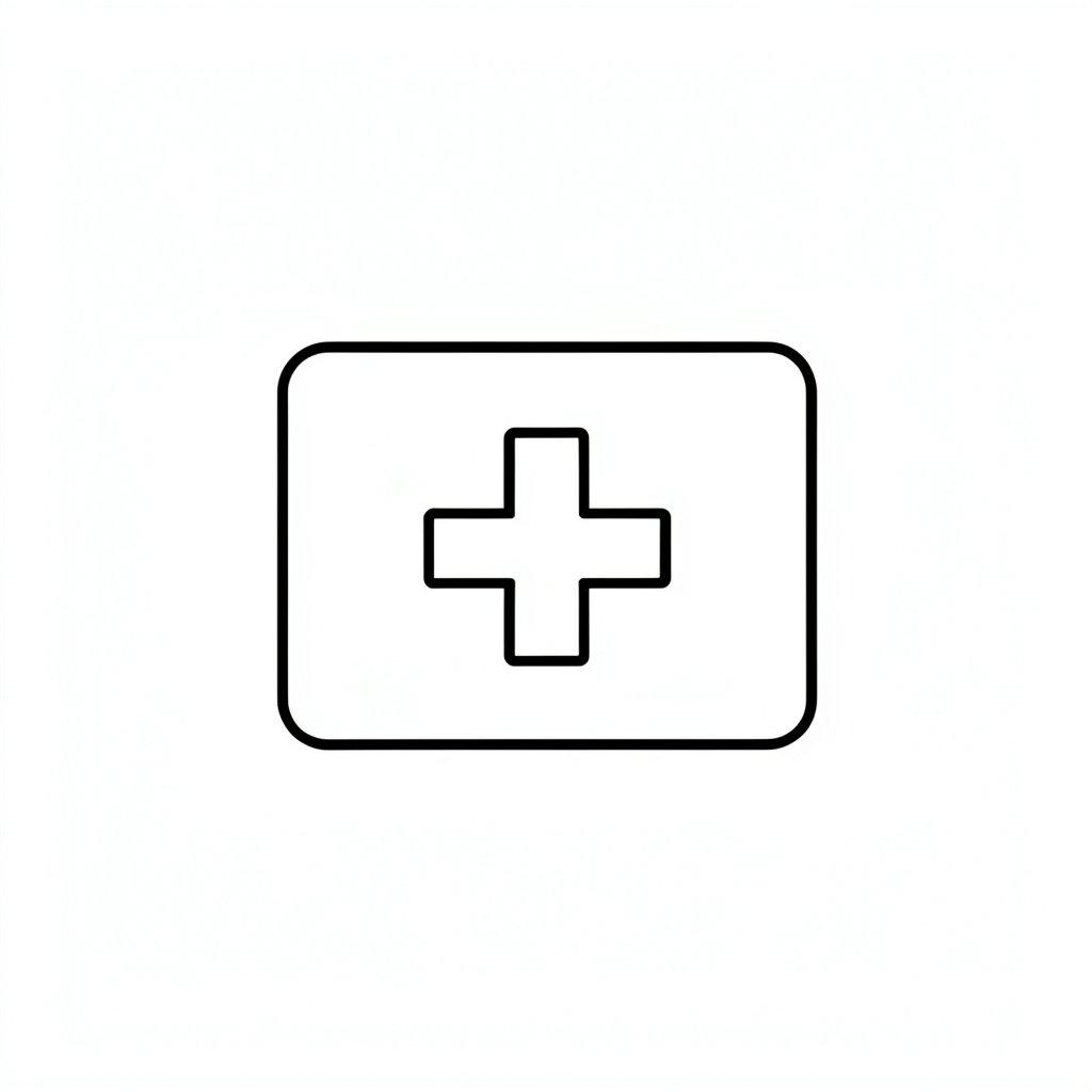 First aid kit provision icon