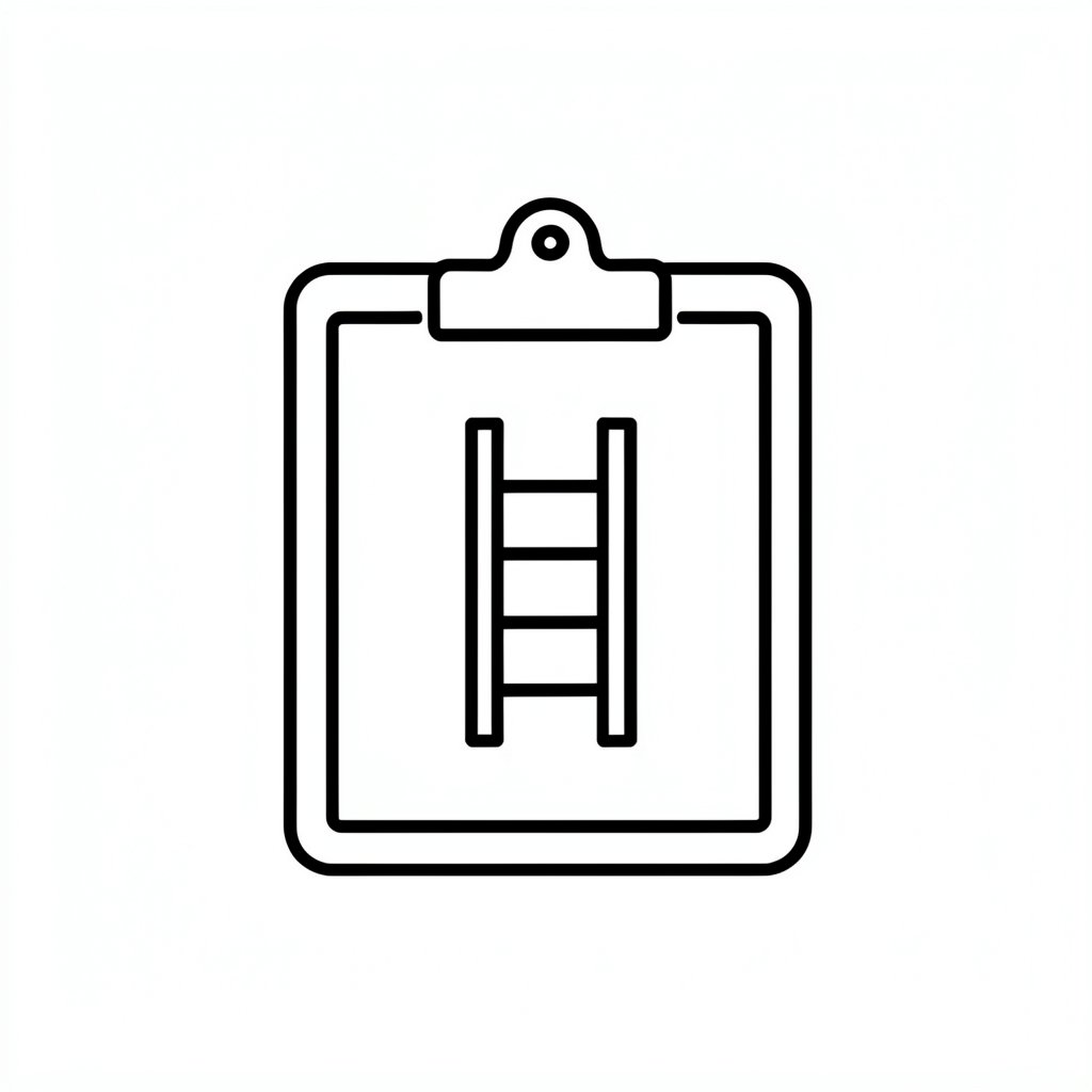 Ladder inspection log icon