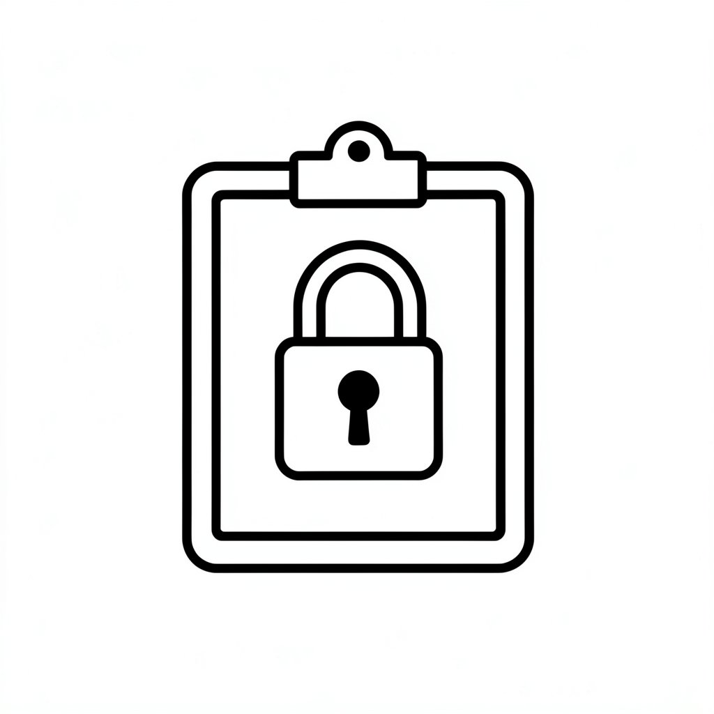 Lockout-tagout procedure icon