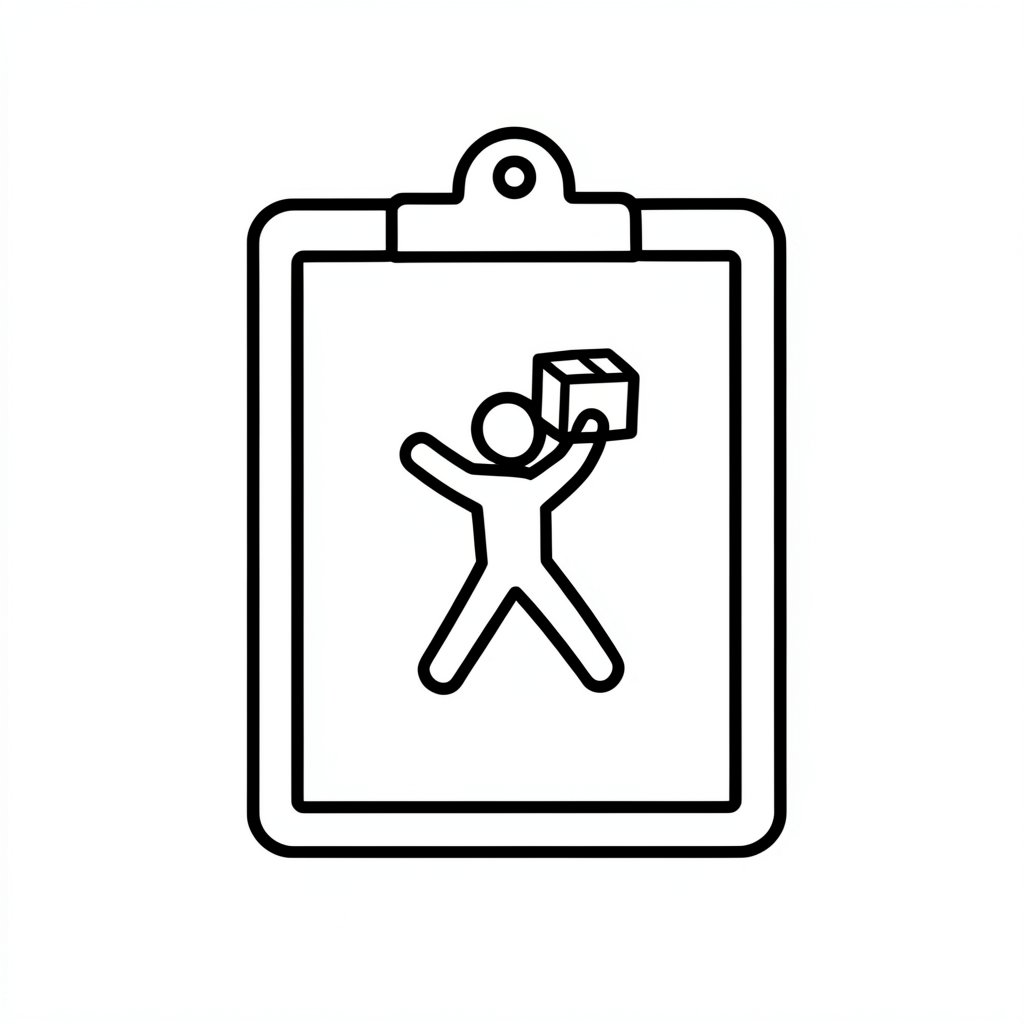 Manual handling assessment icon