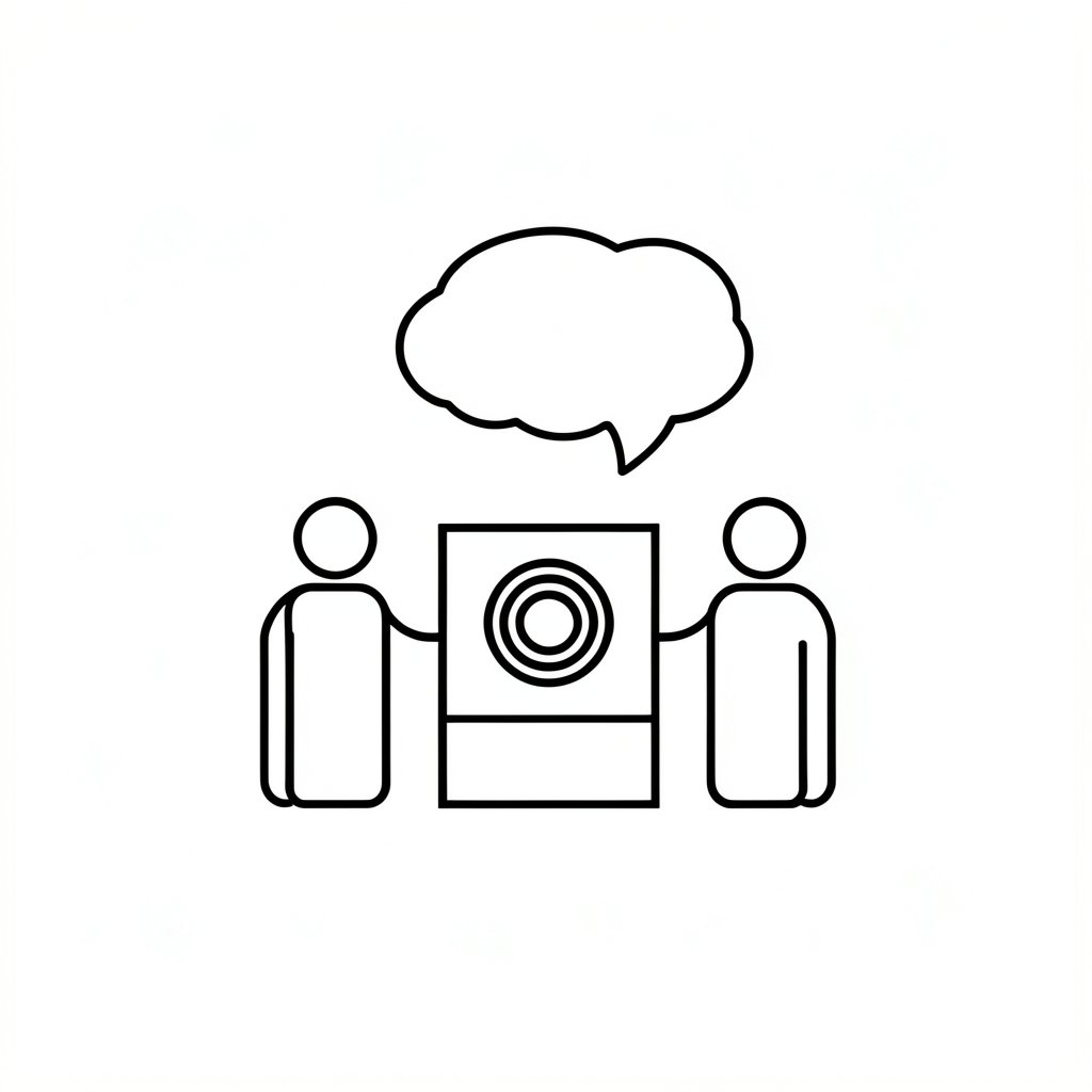 Toolbox talk briefing icon