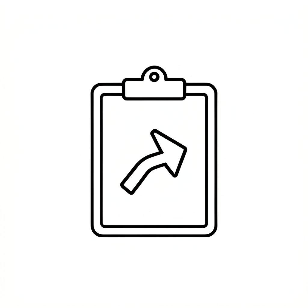 Traffic management plan icon