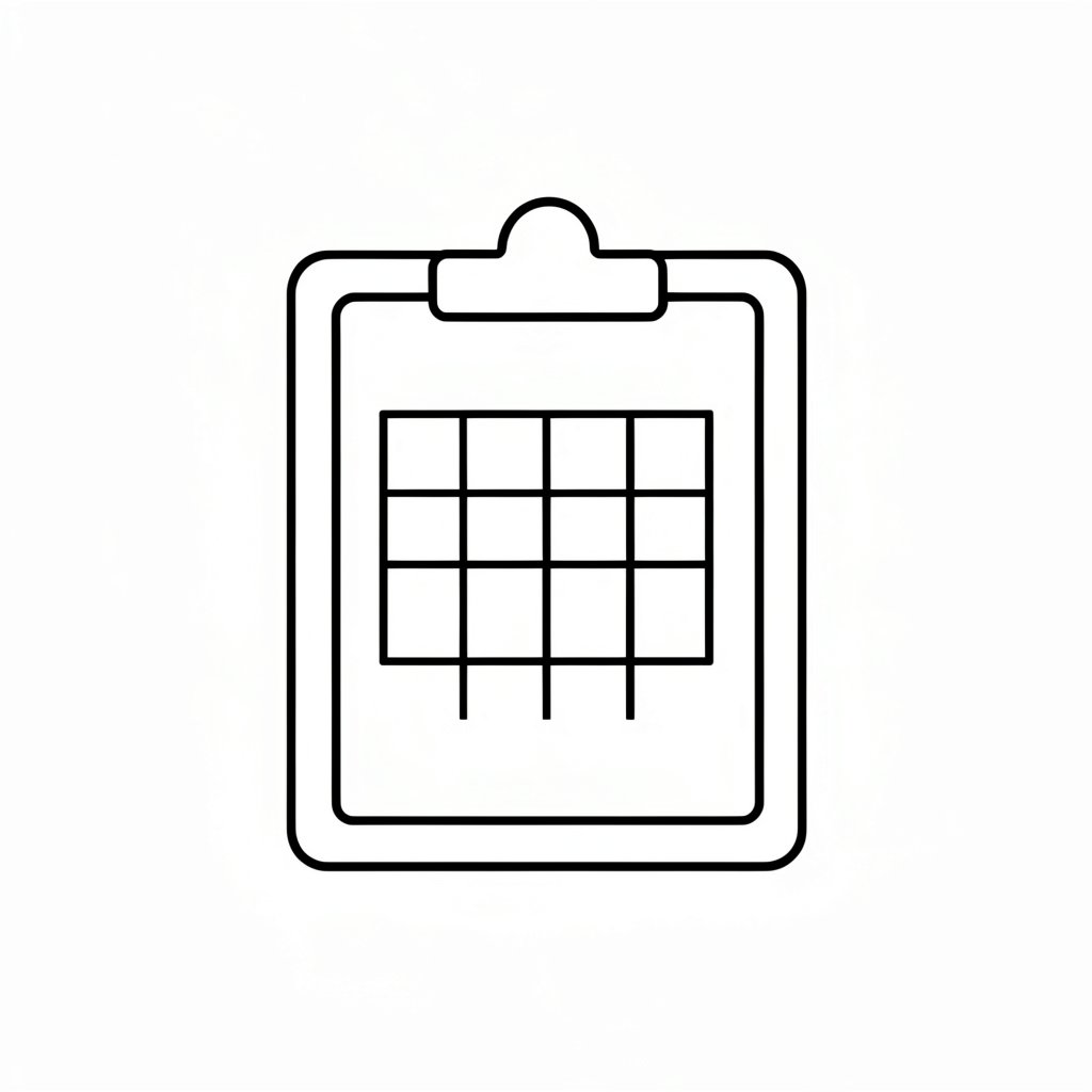 Training matrix icon