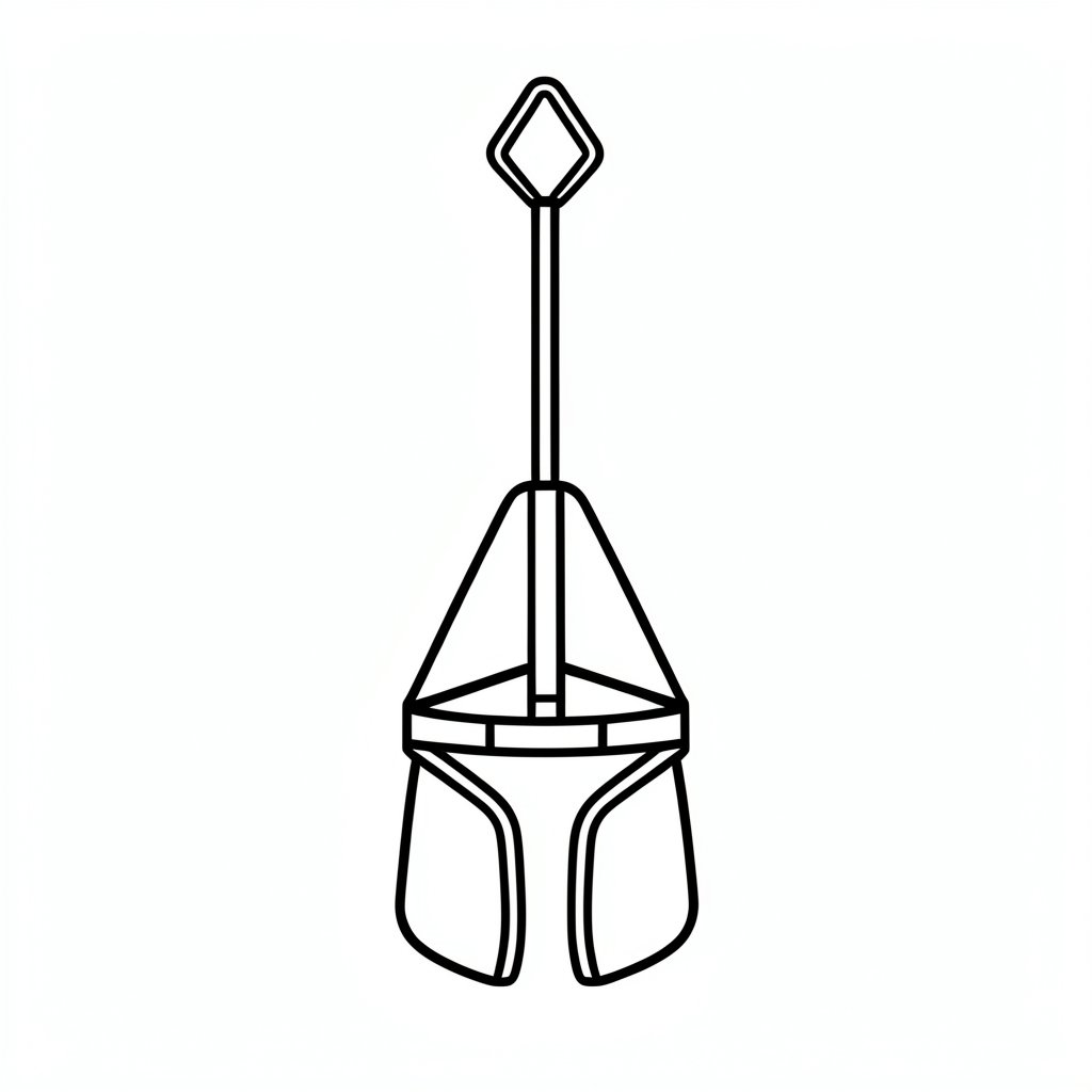Fall arrest anchor connection icon
