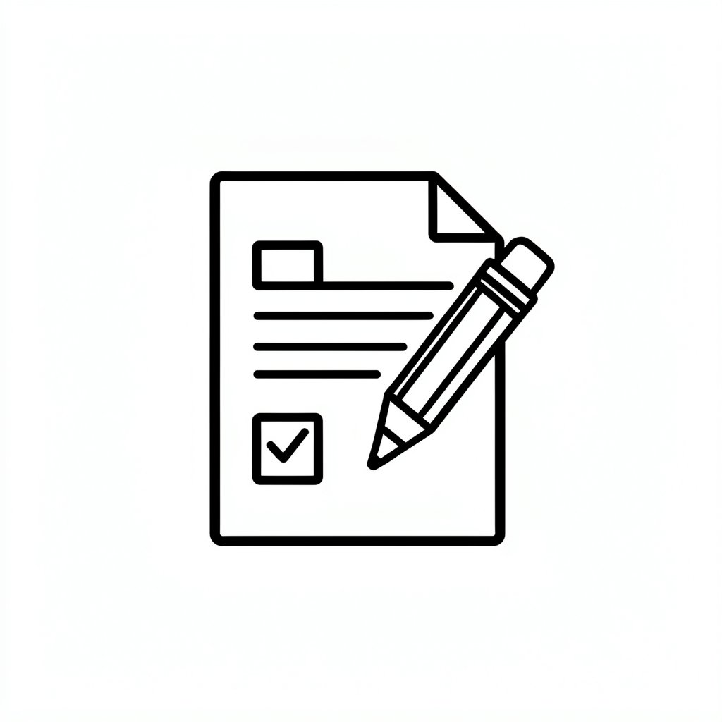 Editable safety template icon