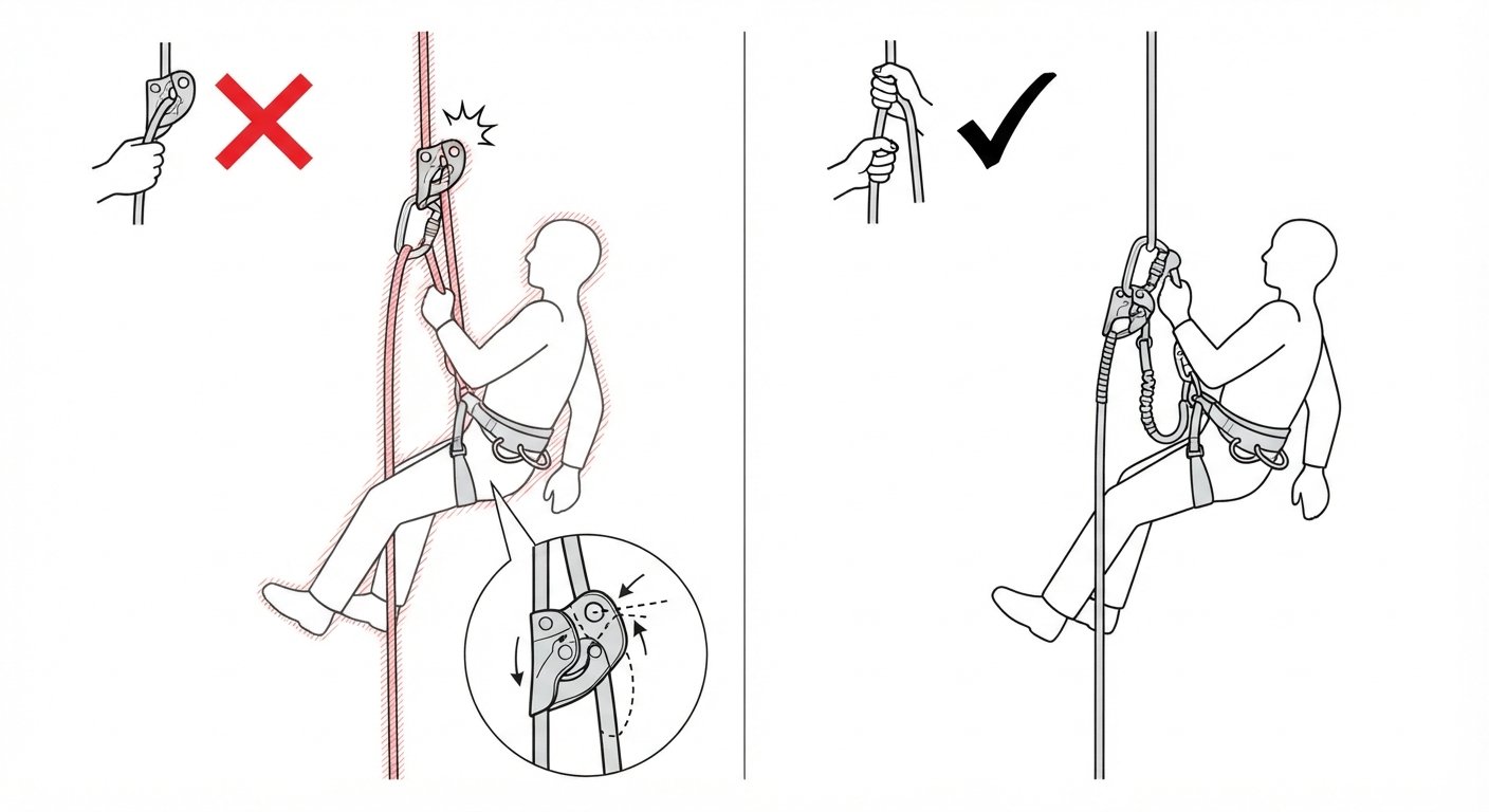 Using a single rope clamp: why not?